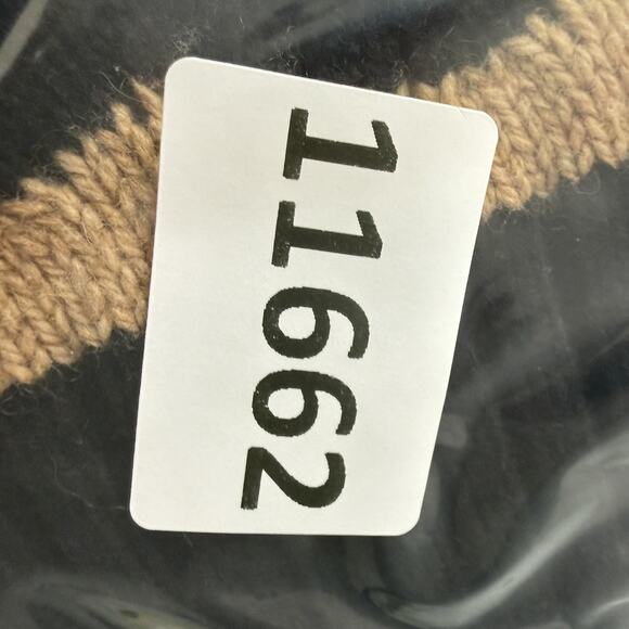 Rails Cardigan Sweater Womens XL Black Camel Stripe Isla Puff Sleeve Button - Picture 13 of 13